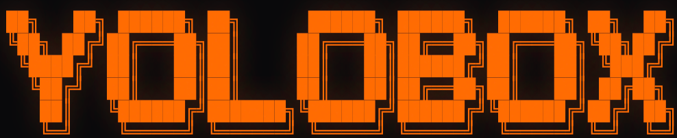 yolobox logo rendered from the block ASCII wordmark